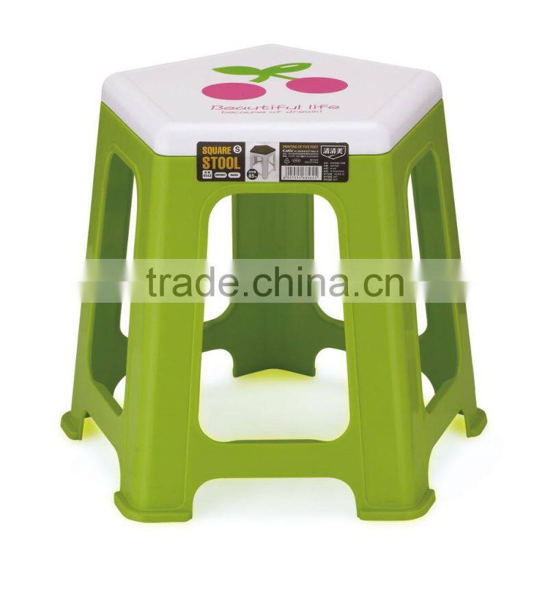 Colorful Plastic Stools with legs