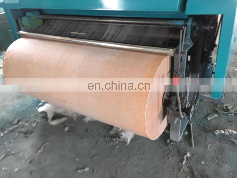 Wholes sheep wool used wool cotton waste cotton carding machine for sale