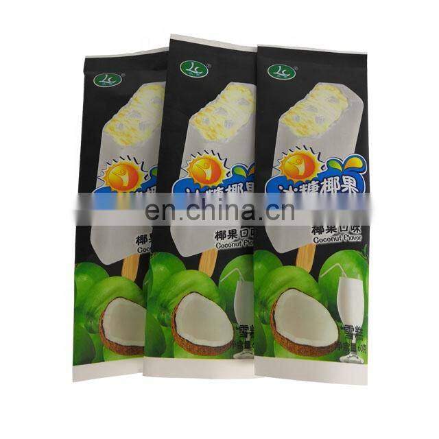 Manufacturer ice cream packaging plastic popsicle packaging bag
