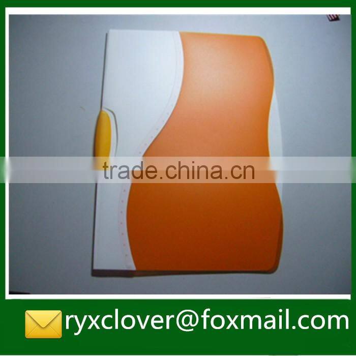 PP plastic transparent clip report cover file folder