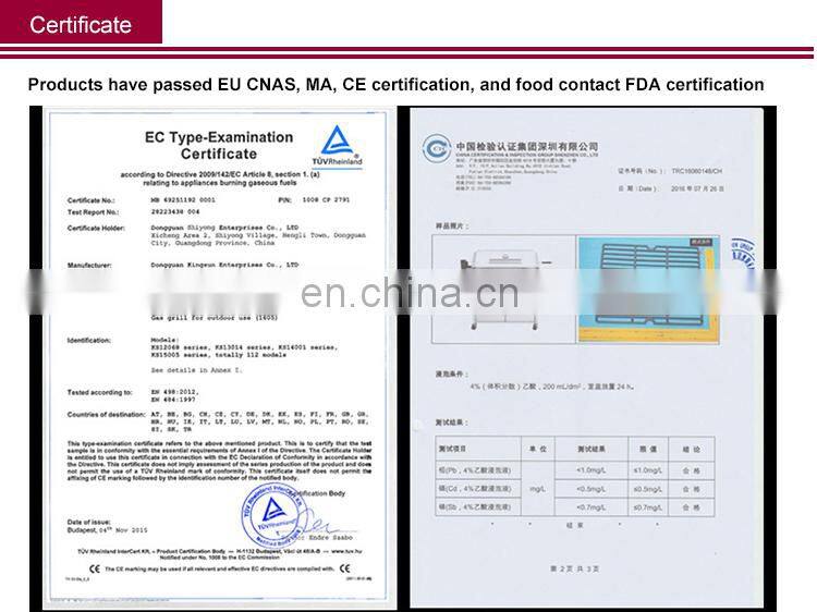 The Most Popular Export Quality OEM Design Assembled Outdoor Stainless Steel Gas BBQ Grill