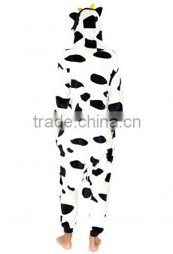 beautiful girl's fancy dot cow onesies sex sleepwear hot sexy girl image