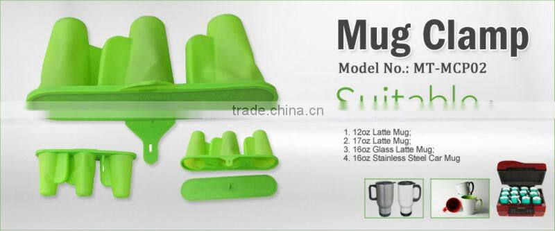 the thermostability rubber mug clamps