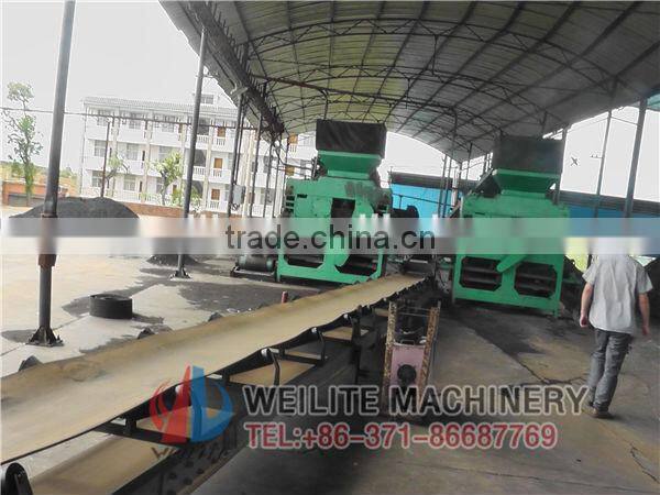 2016 Cold treatment ball shape coal briquetting machinery