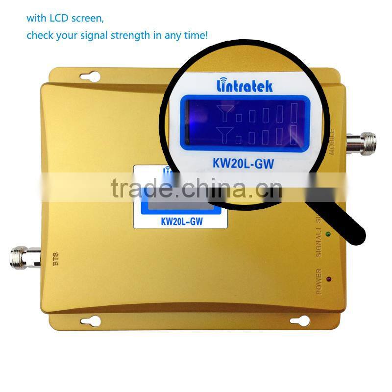 1000sqm coverage WCDMA 2G/3G 900/2100mhz cell Phone LCD Display 3g amplifier signal repeater