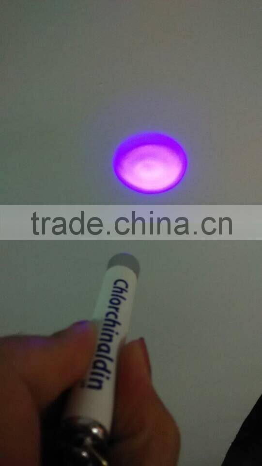 new product for 2015 uv light torch Keychain,promotional led laser pointer LED UV flashlight