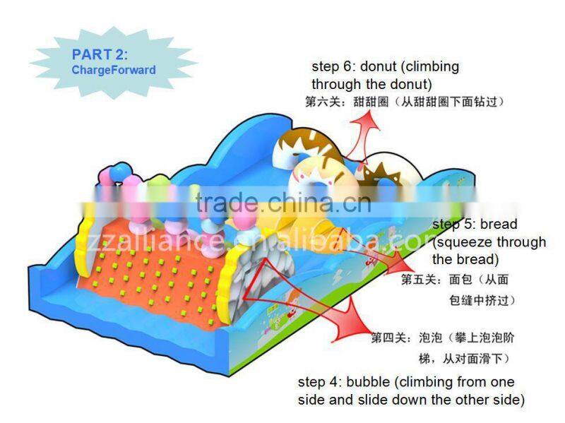 factory supply 0.55mm pvc event activity giant inflatable playground
