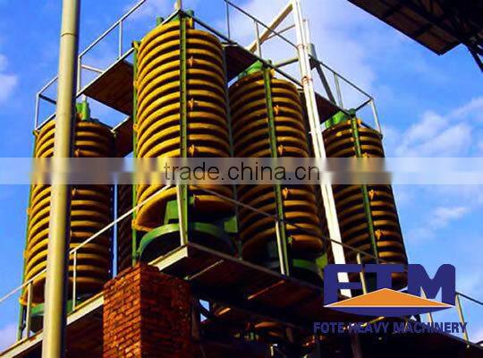 Gold washing plant spiral chute Zhengzhou Henan