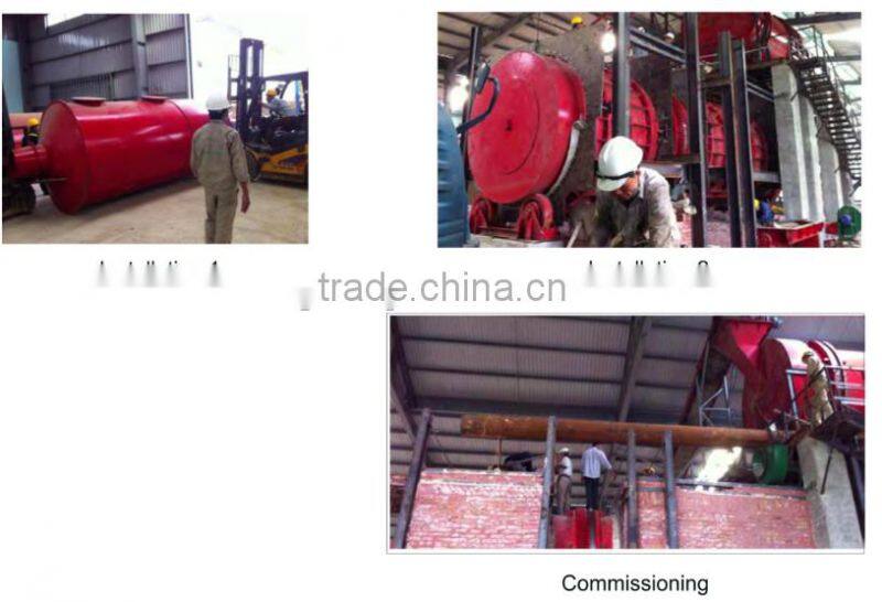 High output rate biomass wood charcoal plant supplier