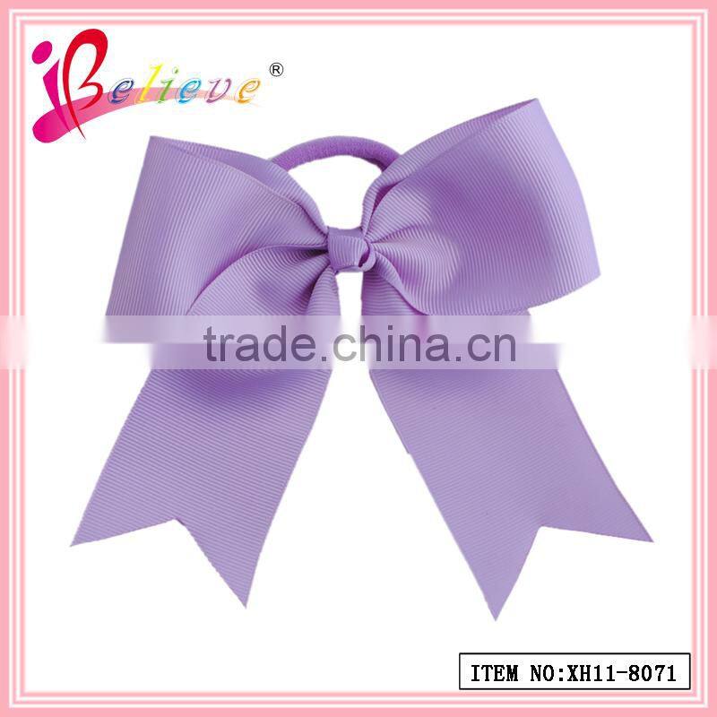 High cost performance factory wholesale ribbon bow covered elastic hair bands (XH11-8071)