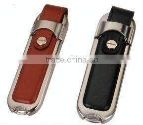 Oem leather 8gb bulk usb flash drive no case OPP package
