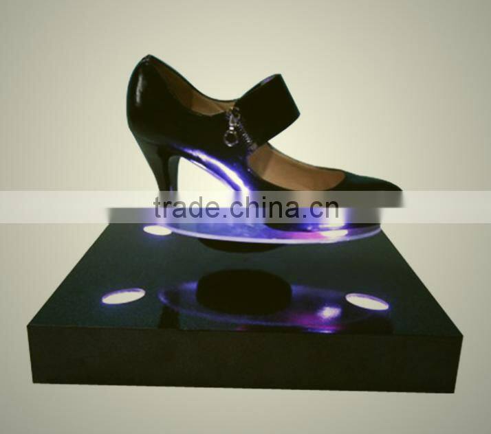 Acrylic Magnetic Levitation Products Display For Clothes
