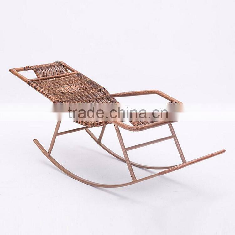 Rattan Wicker Swing Chair Outdoor Rattan Chaise Sun Lounge Rattan Lounge Chair