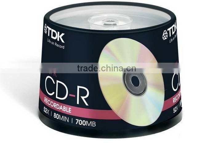TDK CD-R, Taiwan supplier, original blank cd 700MB