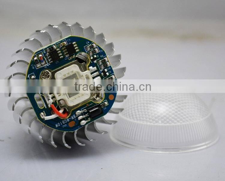 10w RGB LED controlled color changing led christmas lights programmable