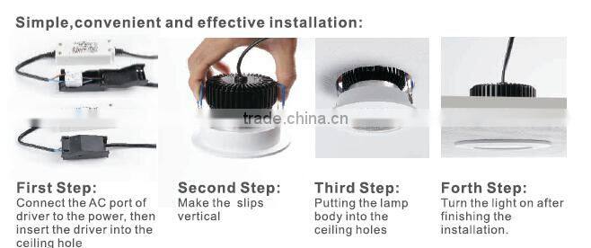 2016 new fashionable square LED downlight 6W