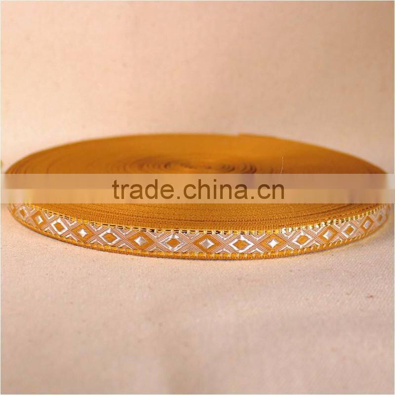 Customized colourful mediterranean style rustic fancy DIY decoration polyester ribbon rolls