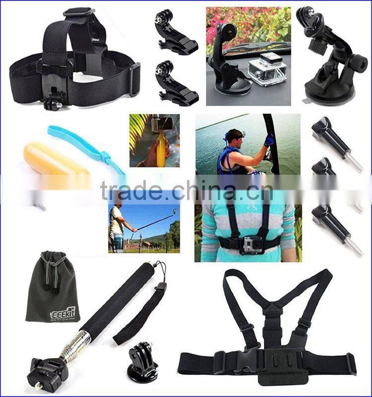 gopro accessories for gopro 4 accessories for gopro hero 4 for go pro camera accessories set Combo Kit