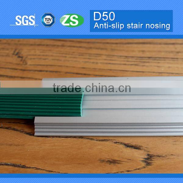 Decorative laminate stair nose Aluminum step edging strip floor strip acrylic stair step tile anti-slip stair nosing profile