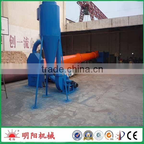 Mingyang brand with CE ISO rotary drum wood sawdust airflow dryer 008615225168575