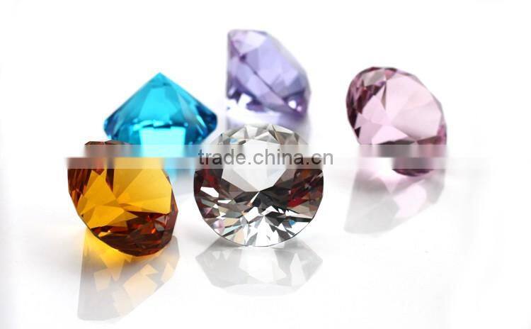 Choiceful crystal paper weight, 1cm-12cm crystal glass cubic paper weight