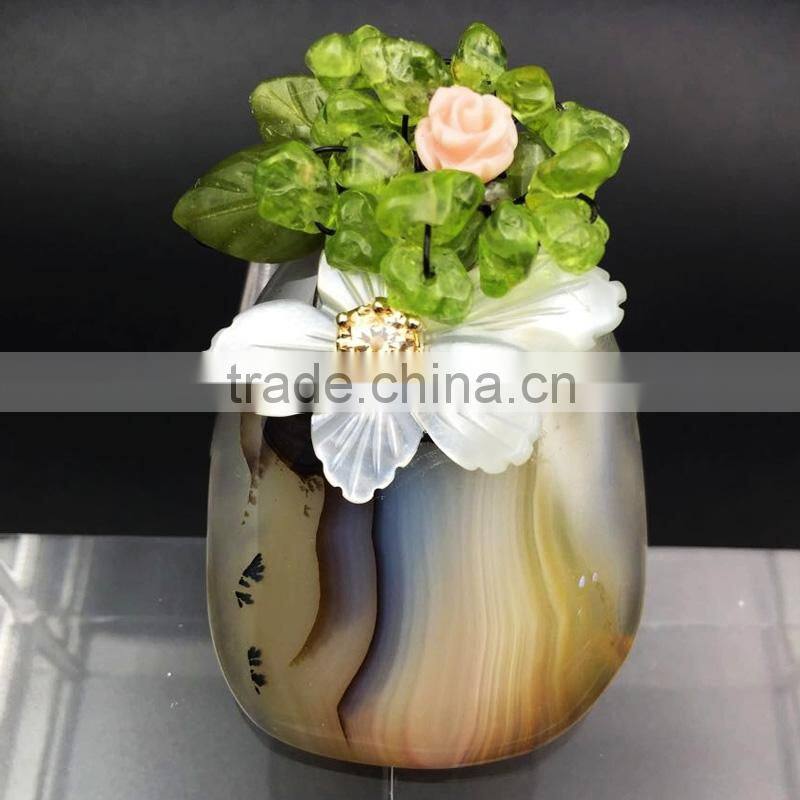 Wedding invitation synthetic coral cheap jasper bulk brooch, coral and amber beads crystal korean pin brooch