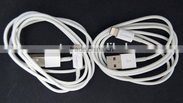 8 pin MFi certified usb power charger for iphone wire and cable