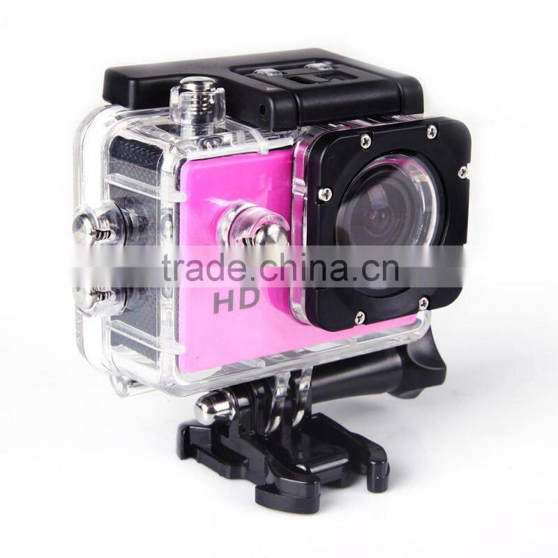 WIfi function FHD sports camera 1080P water proof FHD sports camera with wifi
