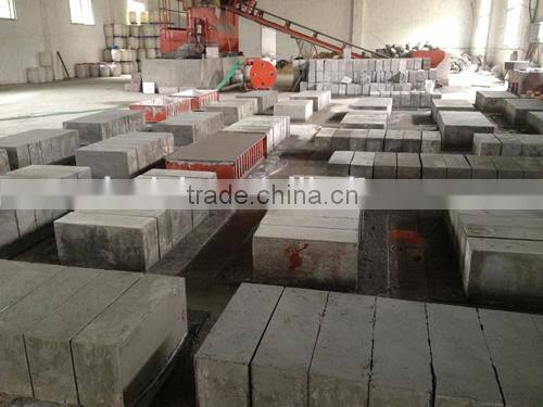 Foamed concrete block production line