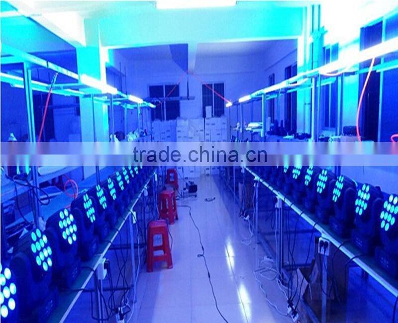 12pcs 4 in1 10W rgbw led mini beam moving head led stage light