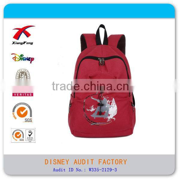 High Quality Waterpoof red backpack bag