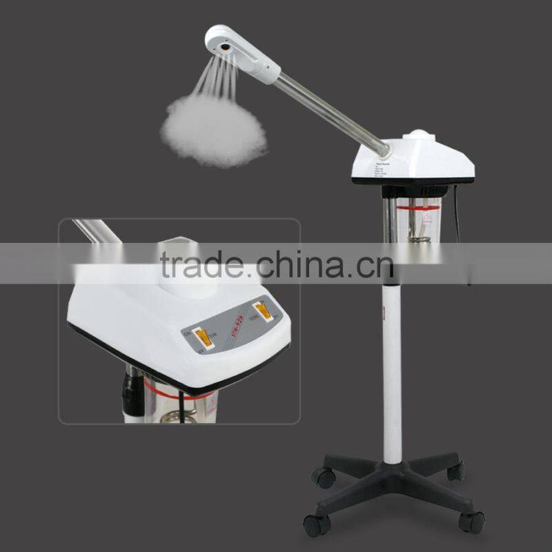 2 IN 1 Desktop LED Magnifier Lamp FACIAL FACE OZONE Hot Spray STEAMER Salon SPA