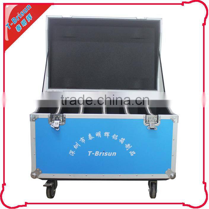 irregular shape flight case with antistatic fabric