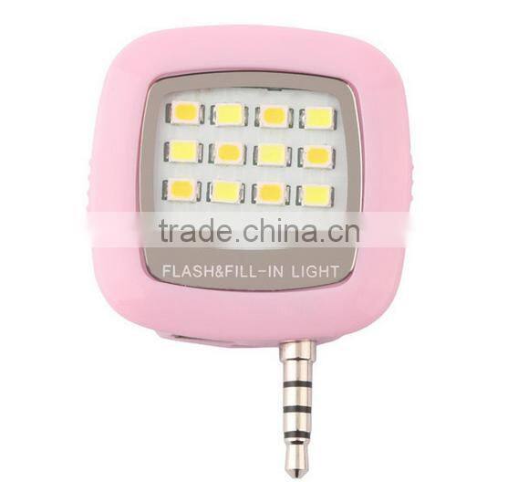 Fos ios and android Universal Mini 16 LED Camera Flash Selfie Fill Light Selfie Night Photo