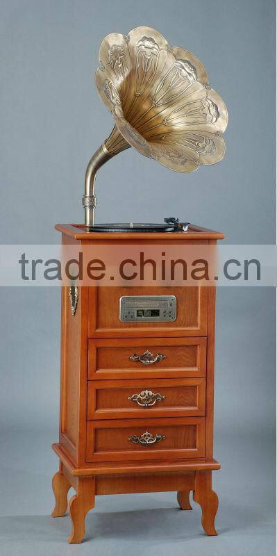Hot sale high quality toy gramophone,Musical instruments gramophone toy, fashion style gramophone set JHF-077