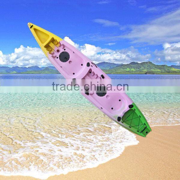 2016 new sea kayak with low price in china/sea kayak fishing/cheap plastic kayak