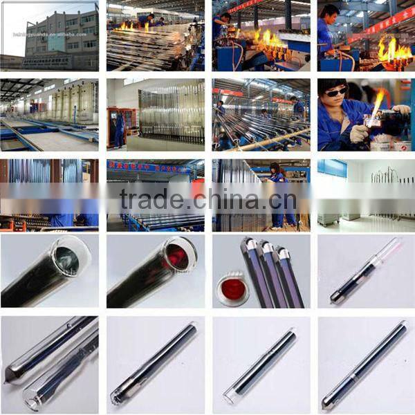 Vacuum tube solar collector for solar heating system