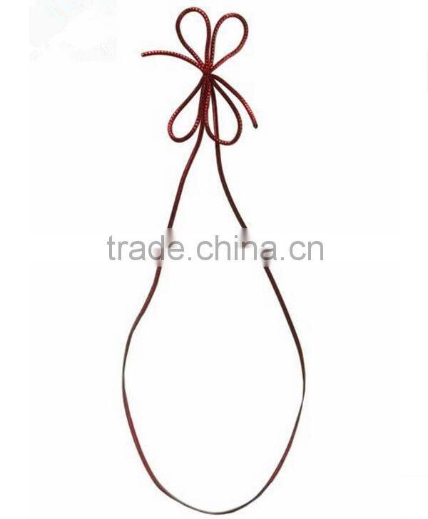 Colored Pre-tied Elastic Ribbon Bows