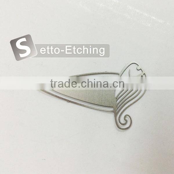 1 mm etching metal craft clips for bookmark