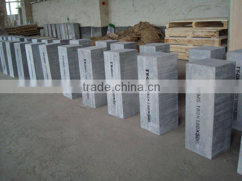 fused cast skid rail block fire brick