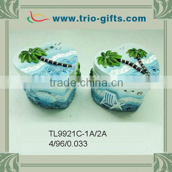 Wholesale Customized Polyresin turtle trinket box