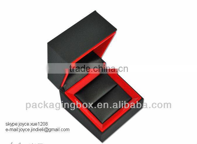 Leather ring box gift box packaging design