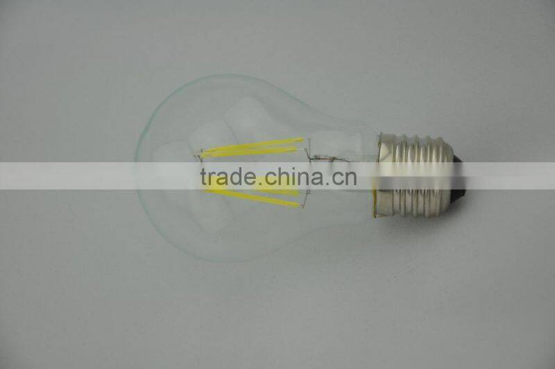 CE ROSH A60/A19 E27/E26/B22 dimmable 4w/6w/8w led filament bulb