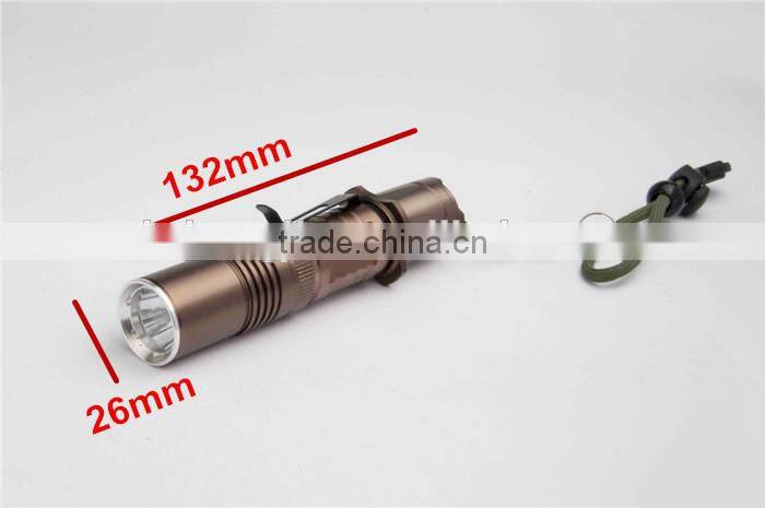OEM ODM factory water resistant flashlight torch t6 led flashlight