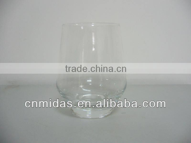 Hand blown crystal whisky glass