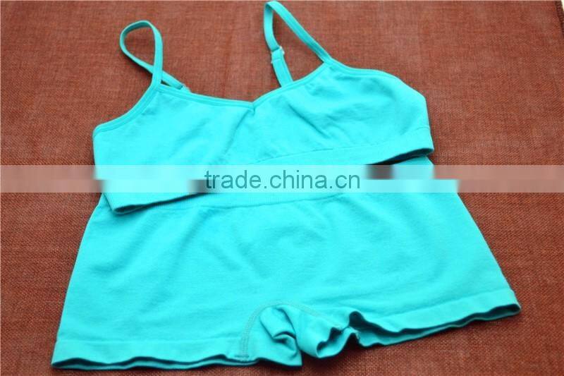 Hot lingerie seamless girls bra corp tops underwear