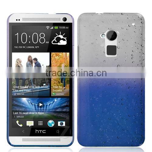 3D raindrop mobile phone hard case cover for HTC one max T6