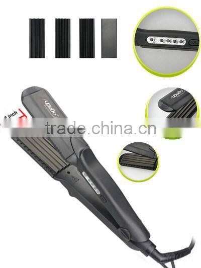 LED temp display,four gears selected control temperature interchangeble flat iorn