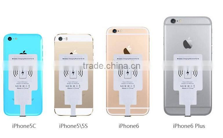 2015 new coming Portable qi wireless charger for galaxy s5 S6