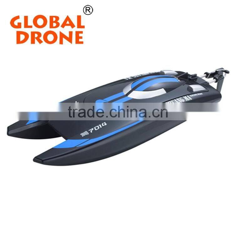 Radio Control Double Horse 7014 2.4G 14.2KM/H RC High Speed Black Stealth Boat